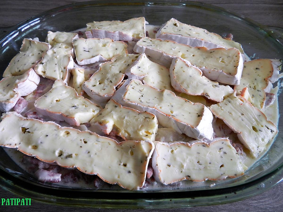 recette TARTIFLETTE DOUCE