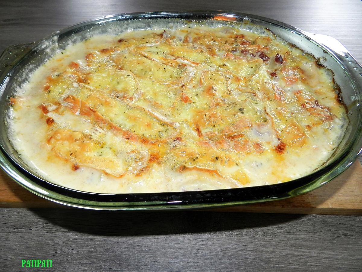 recette TARTIFLETTE DOUCE