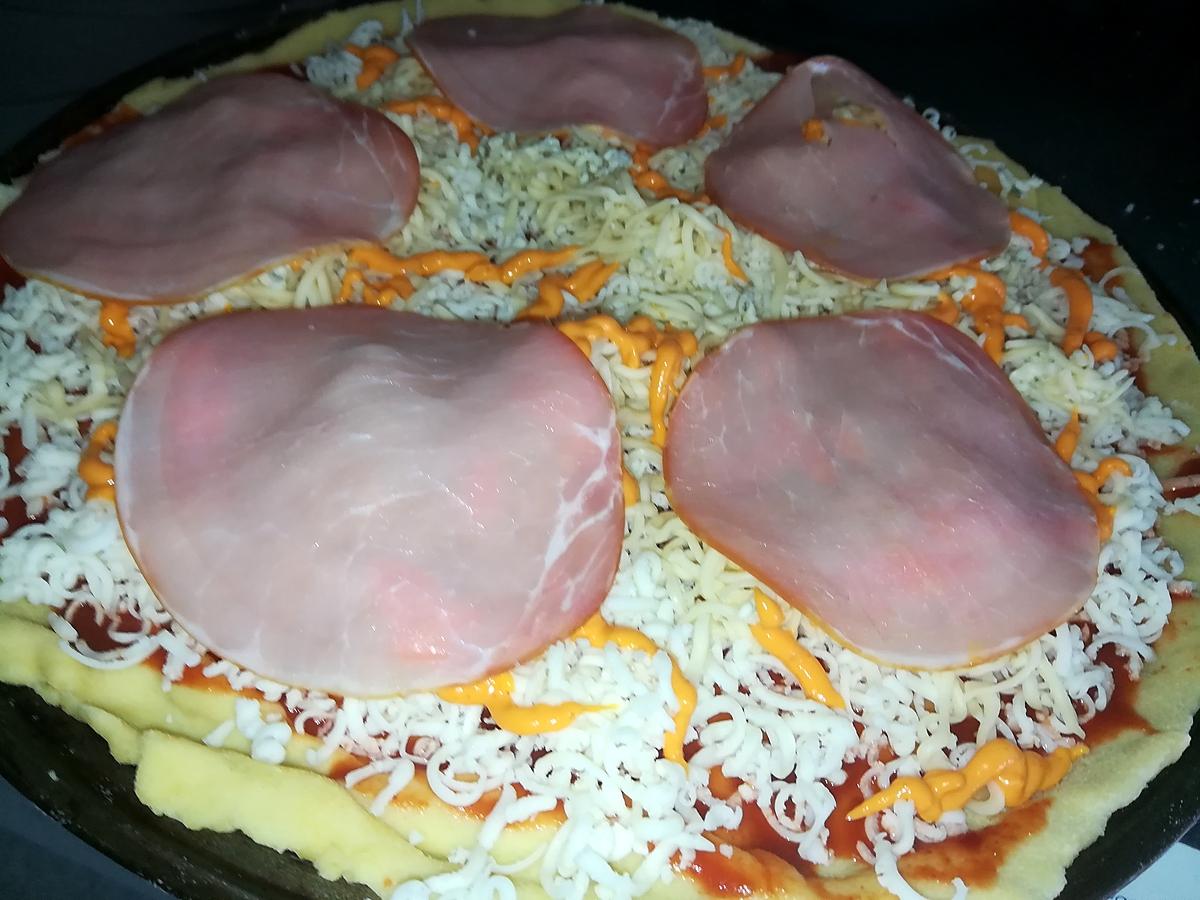 recette Pizza bacon