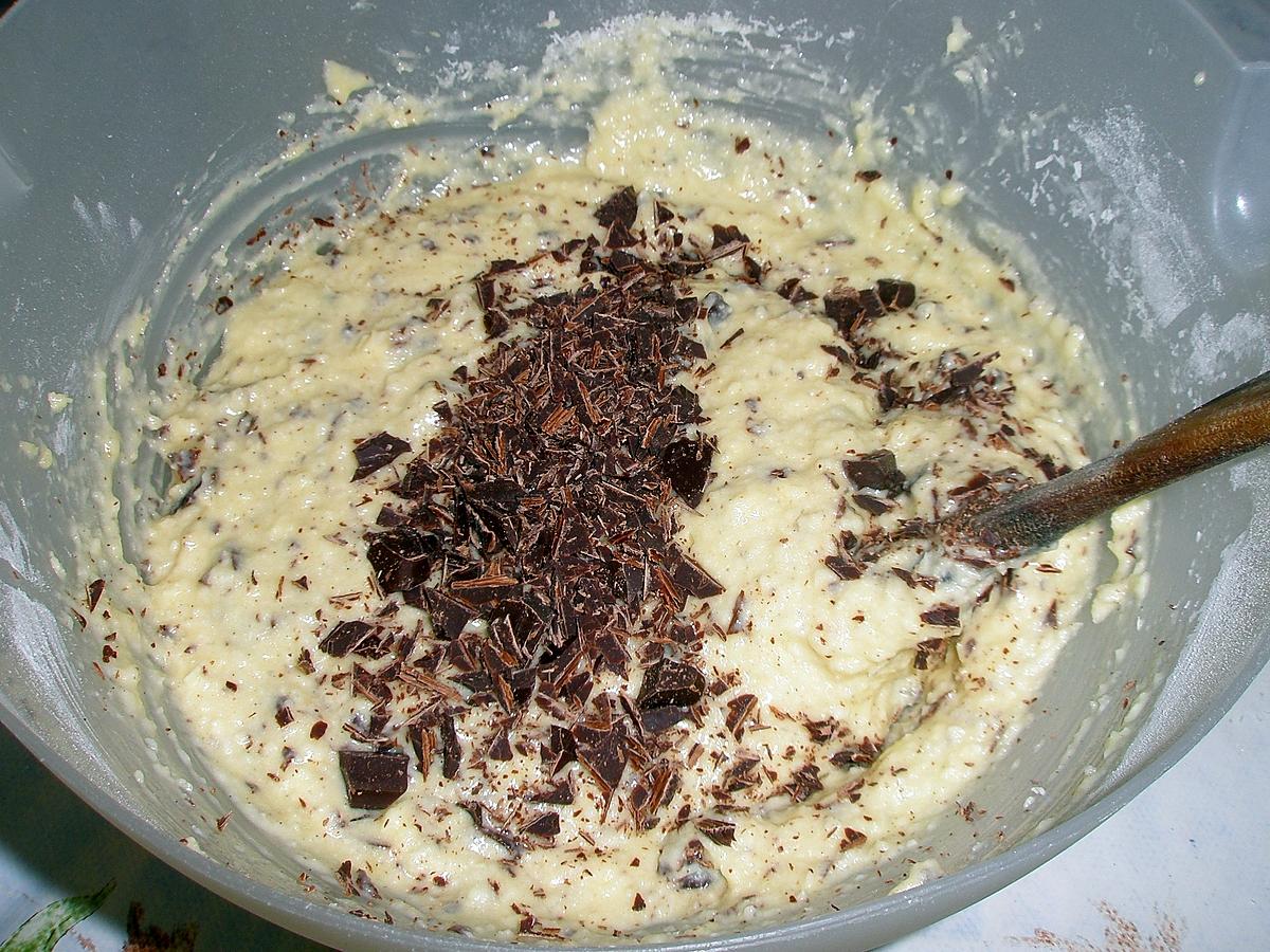 recette Gâteau fondant à la noix de coco et chocolat