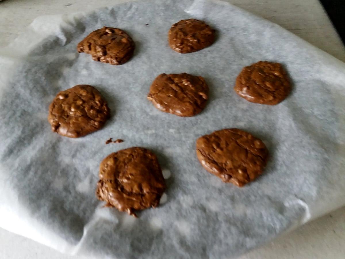 recette cookies façon brownies