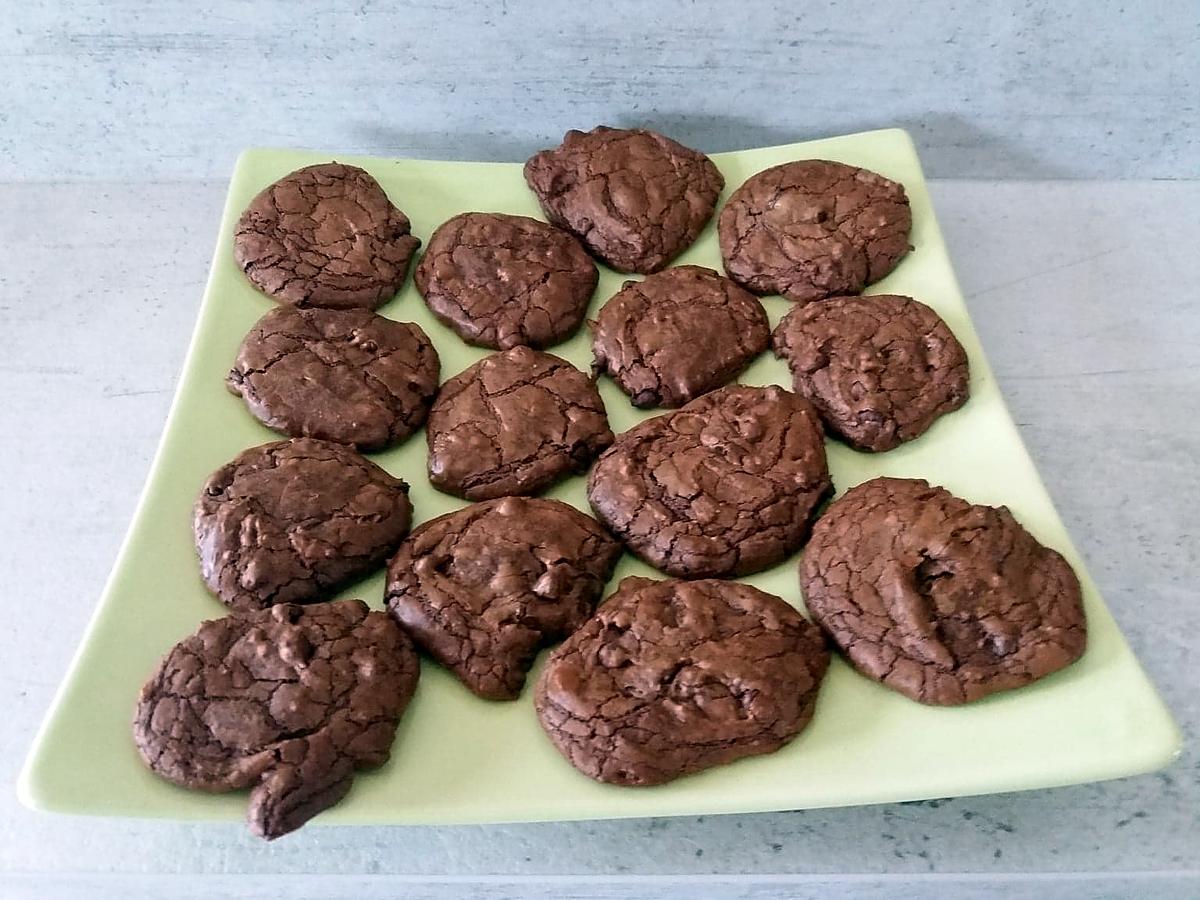 recette cookies façon brownies