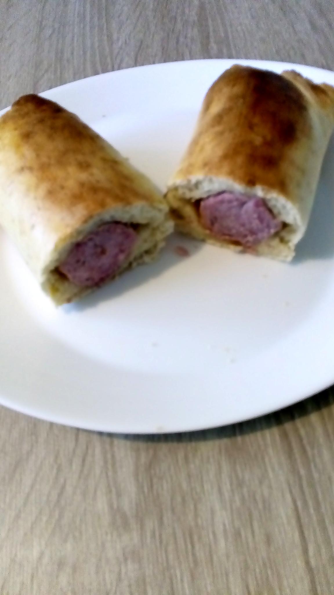 recette saucisson en brioche