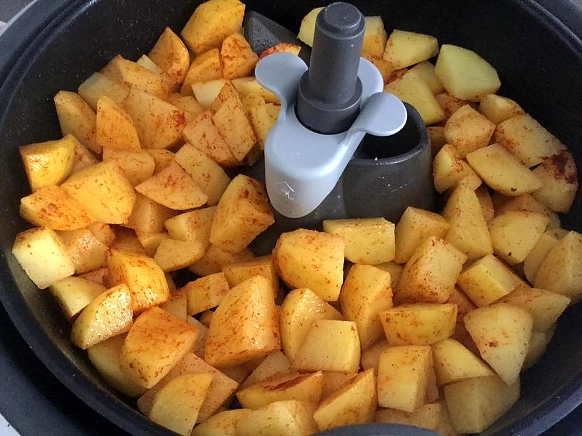 recette POMMES DE TERRE RISSOLÉES à l'ACTIFRY