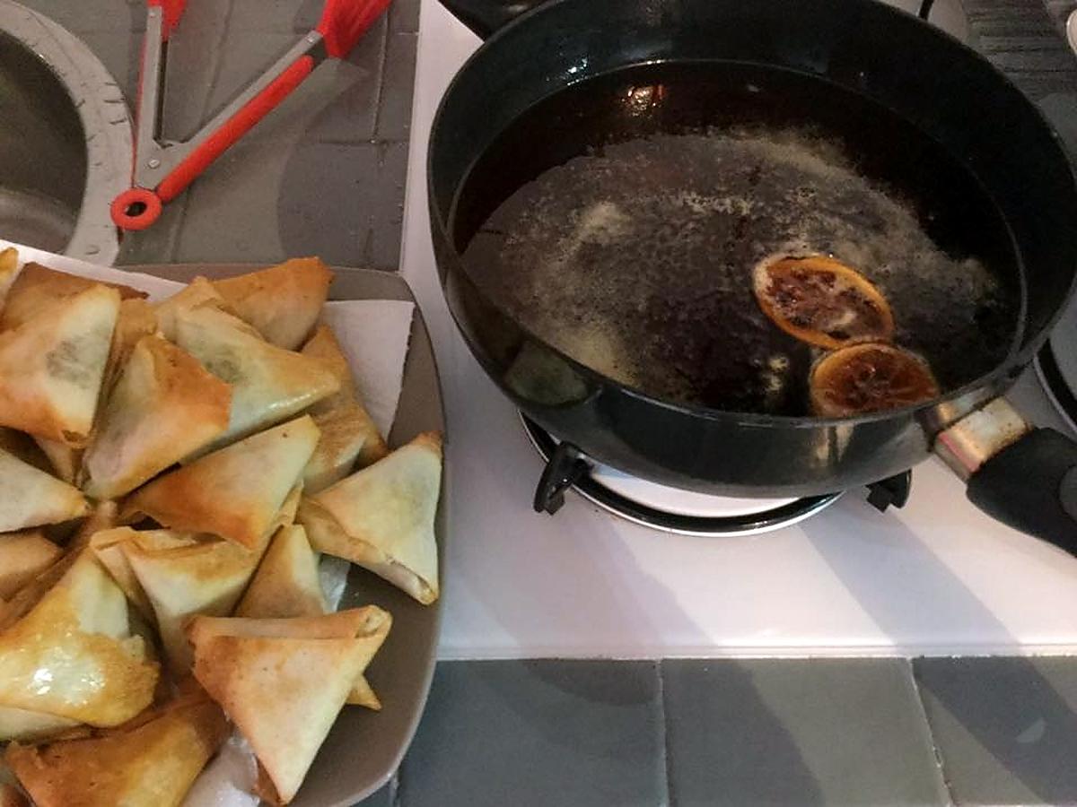 recette TRIANGLES AUX AMANDES CUIT A L'ACTIFRY