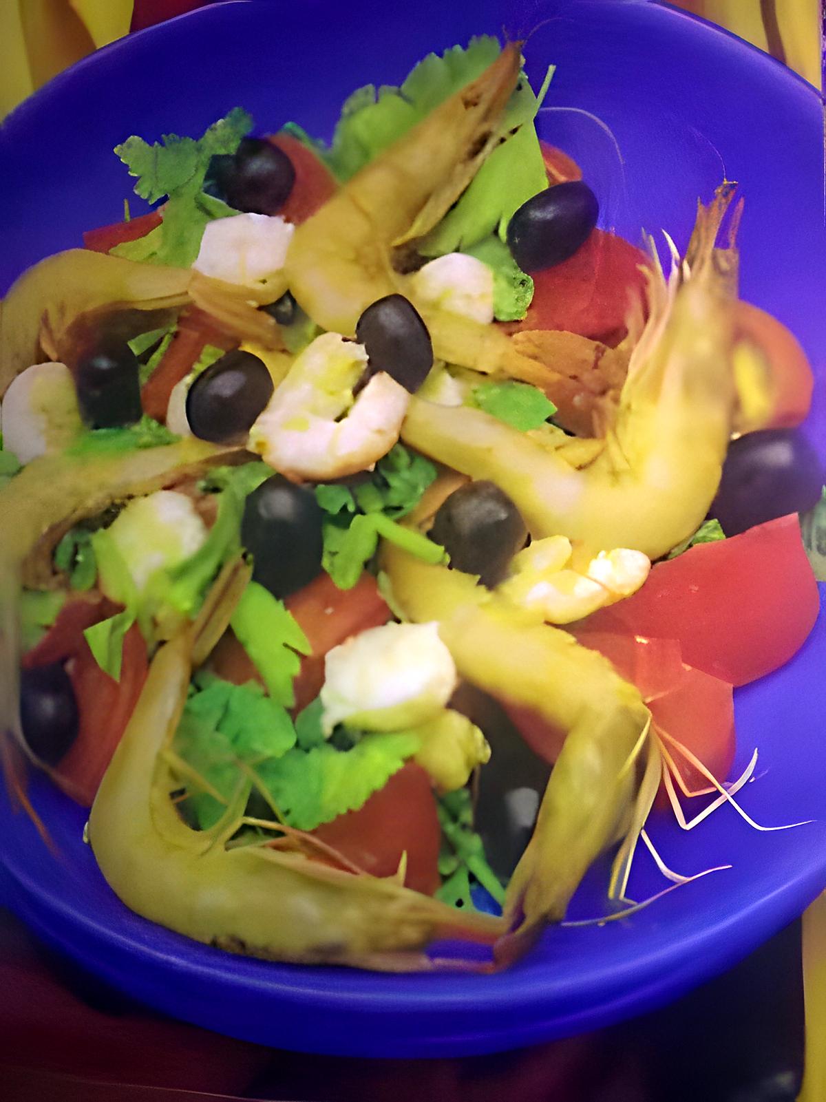 recette salade de céliri au crevettes