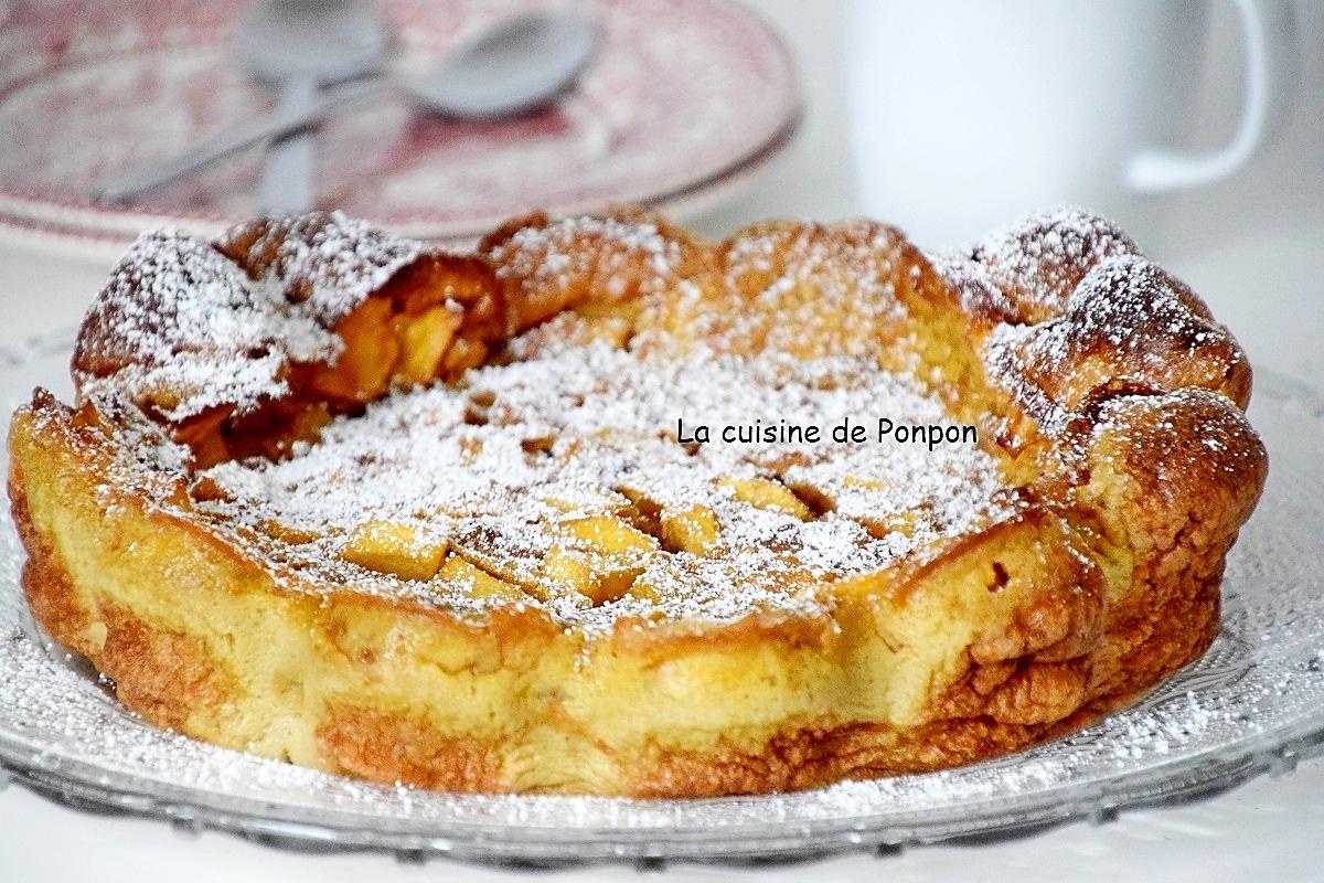 recette La flognarde aux pommes