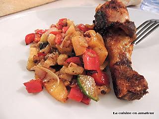 recette Légumes sautés au paprika