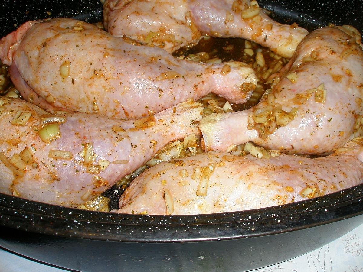 recette Poulet épicé à la Marocaine