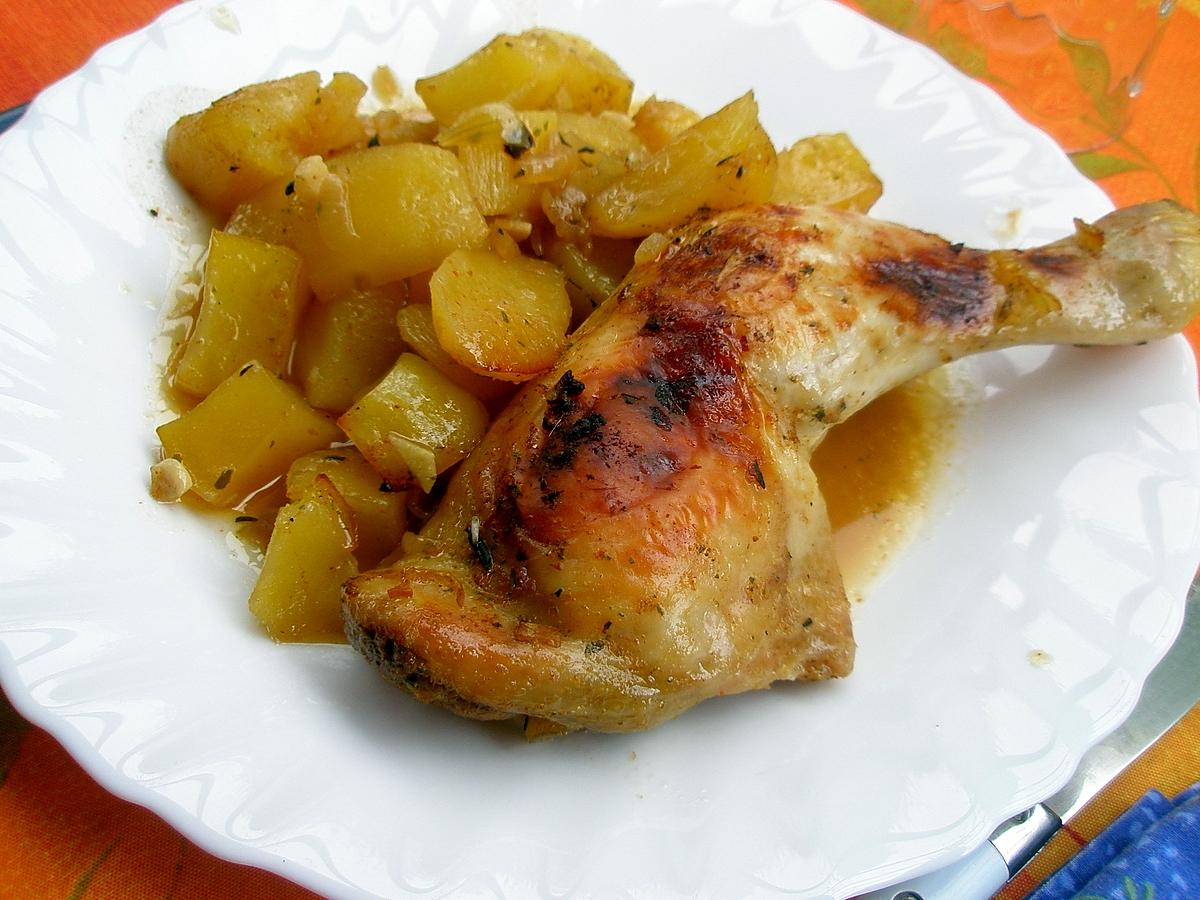 recette Poulet épicé à la Marocaine