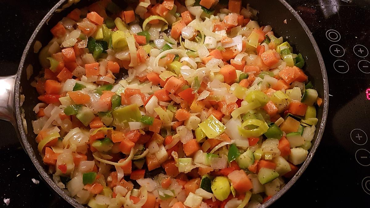 recette Filet royale de cabillaud aux petits légumes