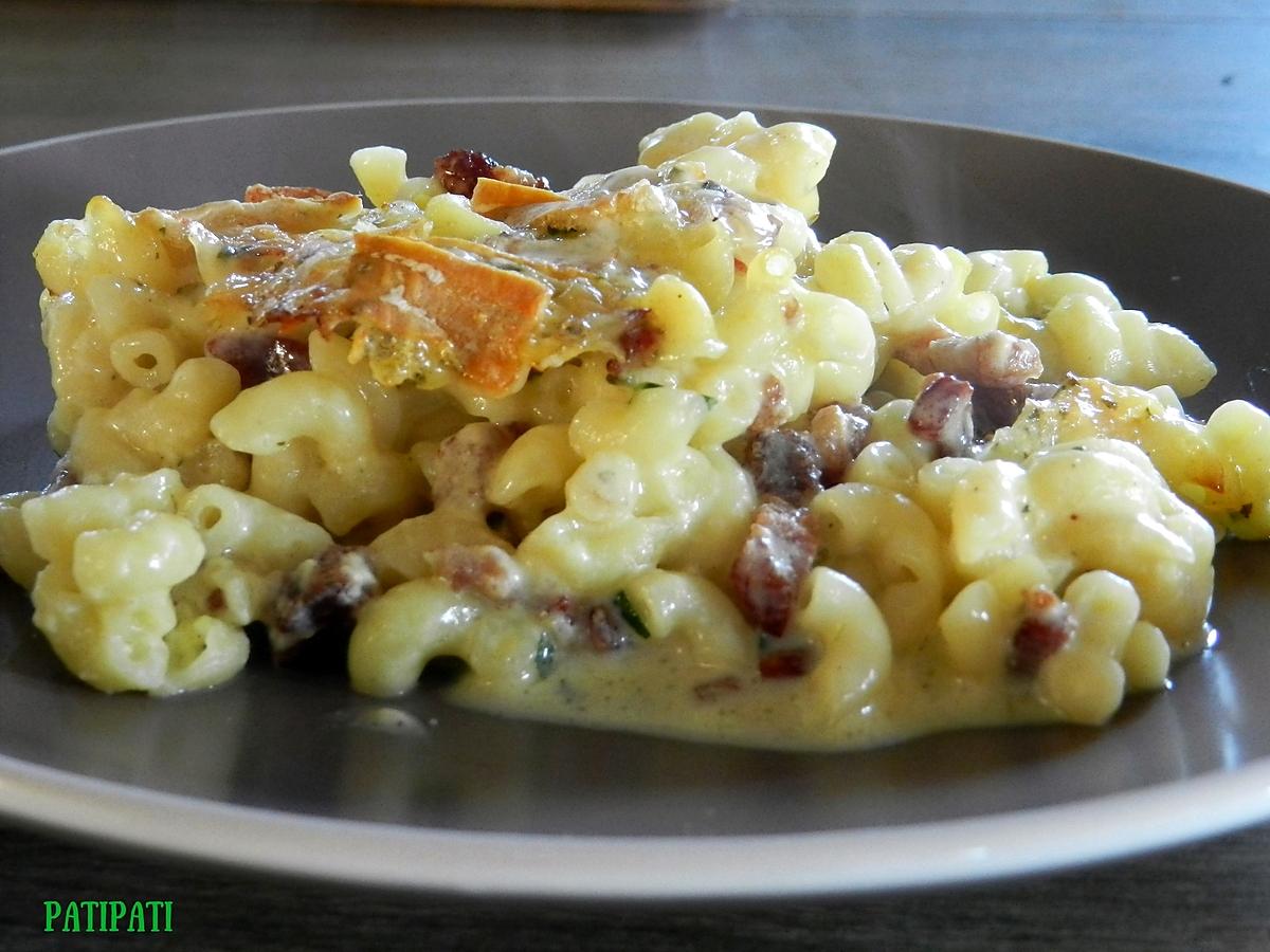 recette PÂTES AUX FROMAGE "ROUGETTE"