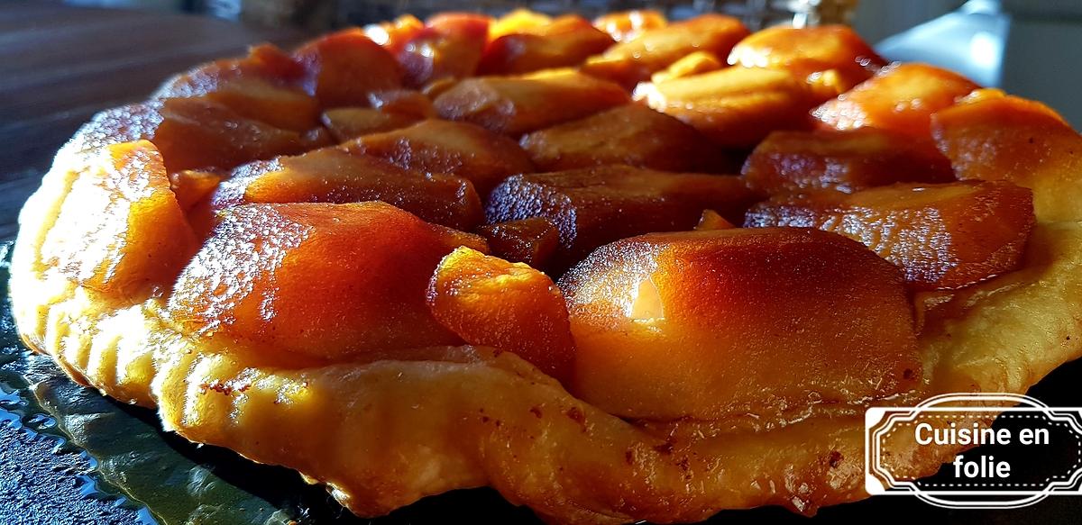 recette Tarte tatin express à la fleur de sel