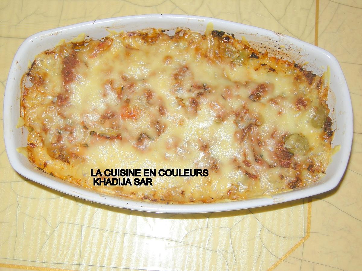 recette Gratin de pommes de terre à la viande hachée