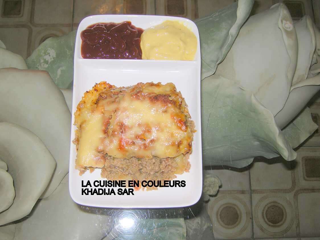 Gratin de pommes de terre à la viande hachée