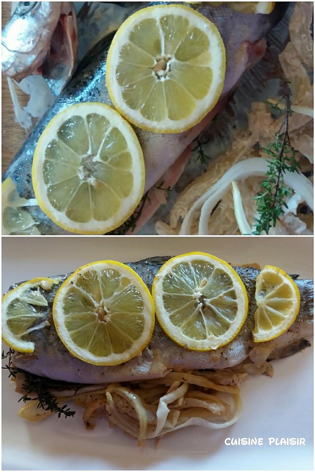 recette Truite arc-en-ciel  au citron