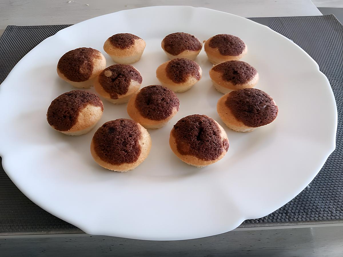 recette Financier marbré