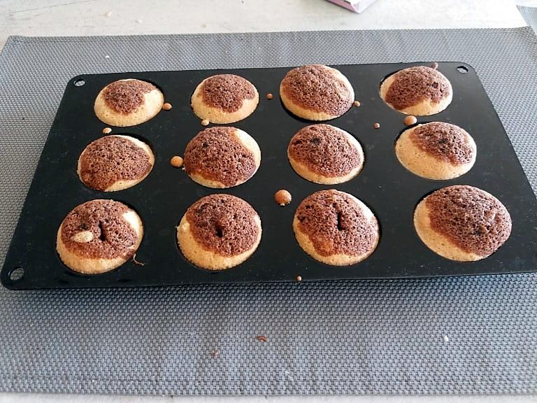 recette Financier marbré