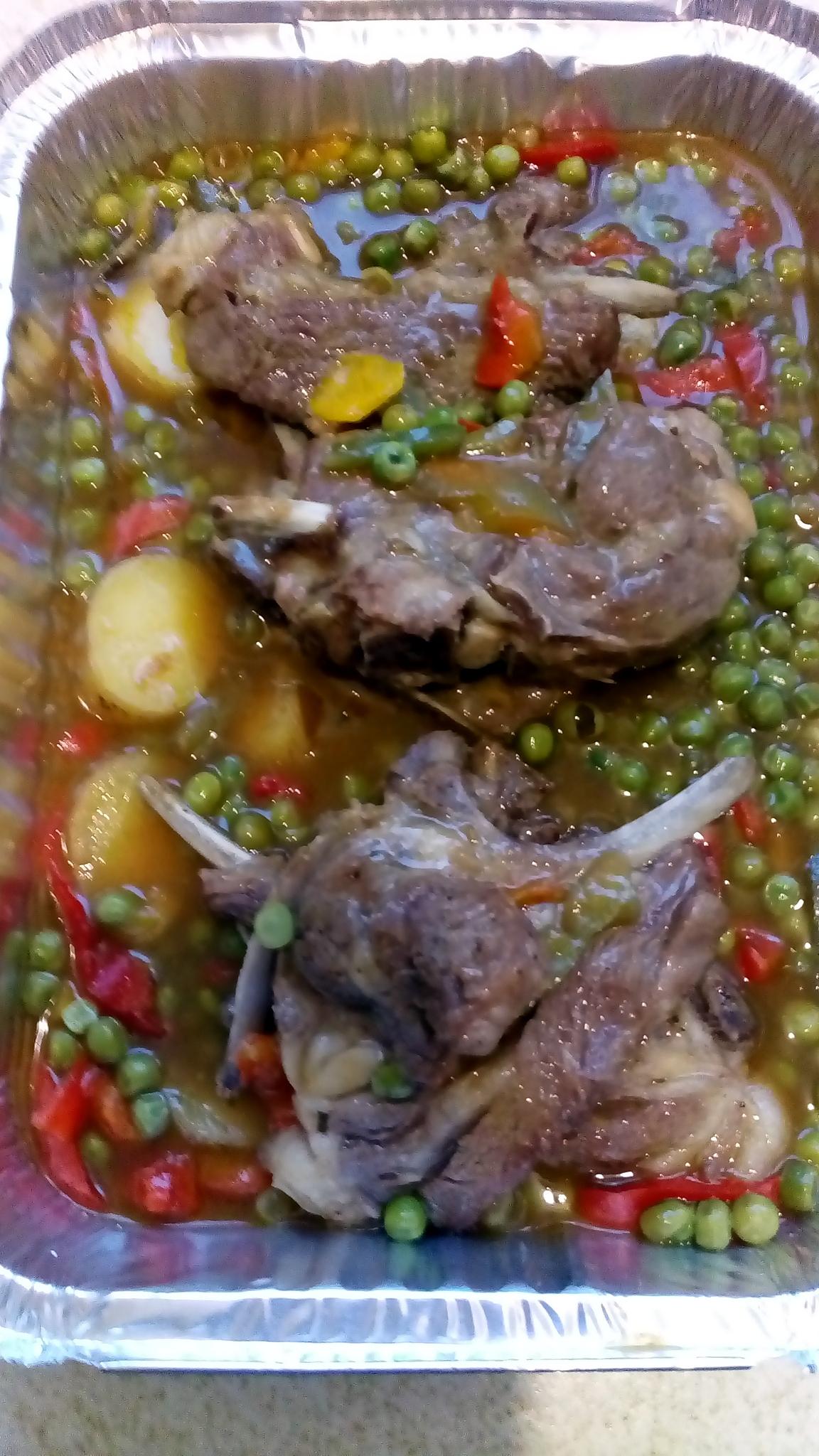 recette cotes d'agneau et ses petites légumes