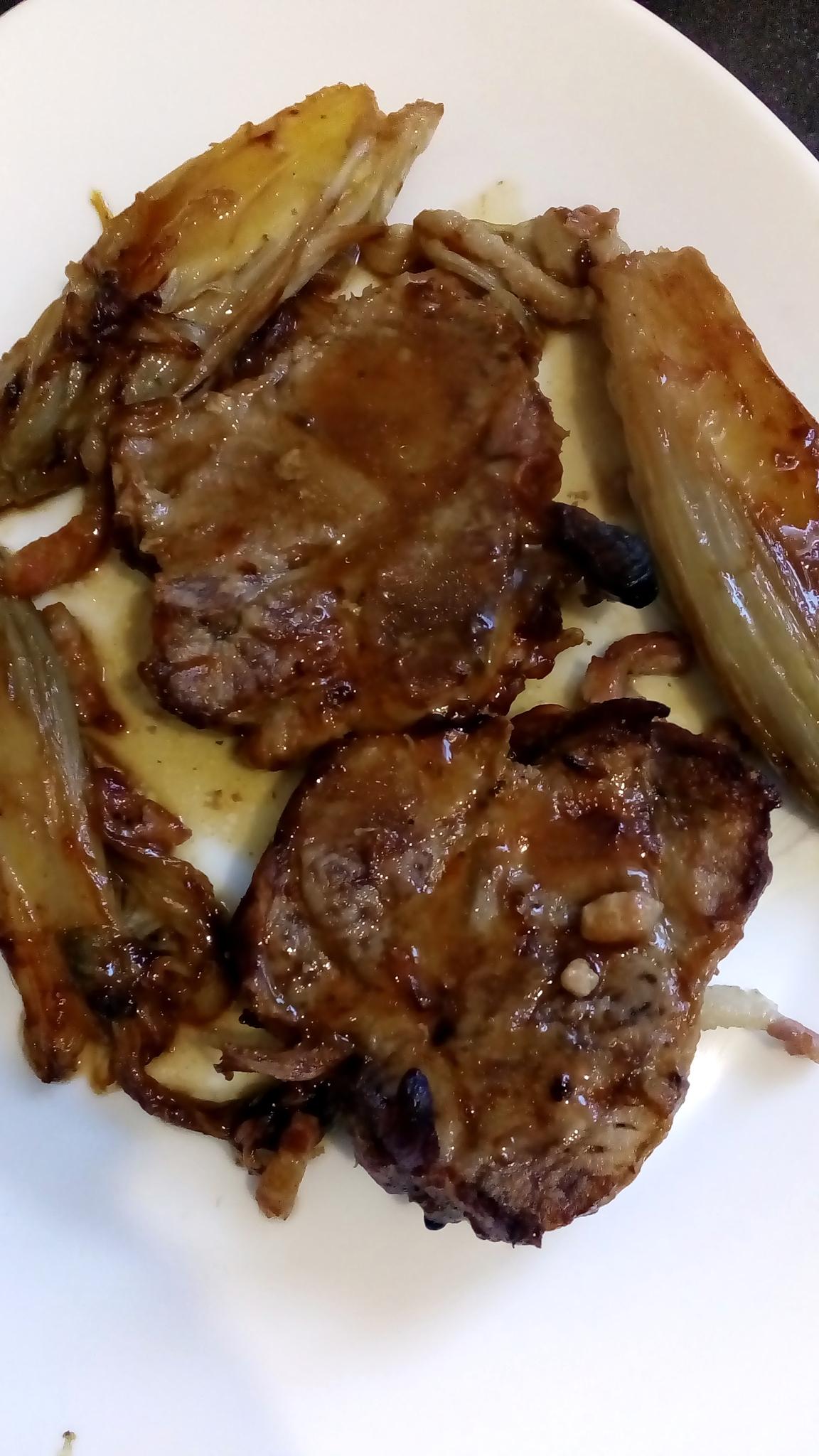 recette roti de porc échine et endive braissé