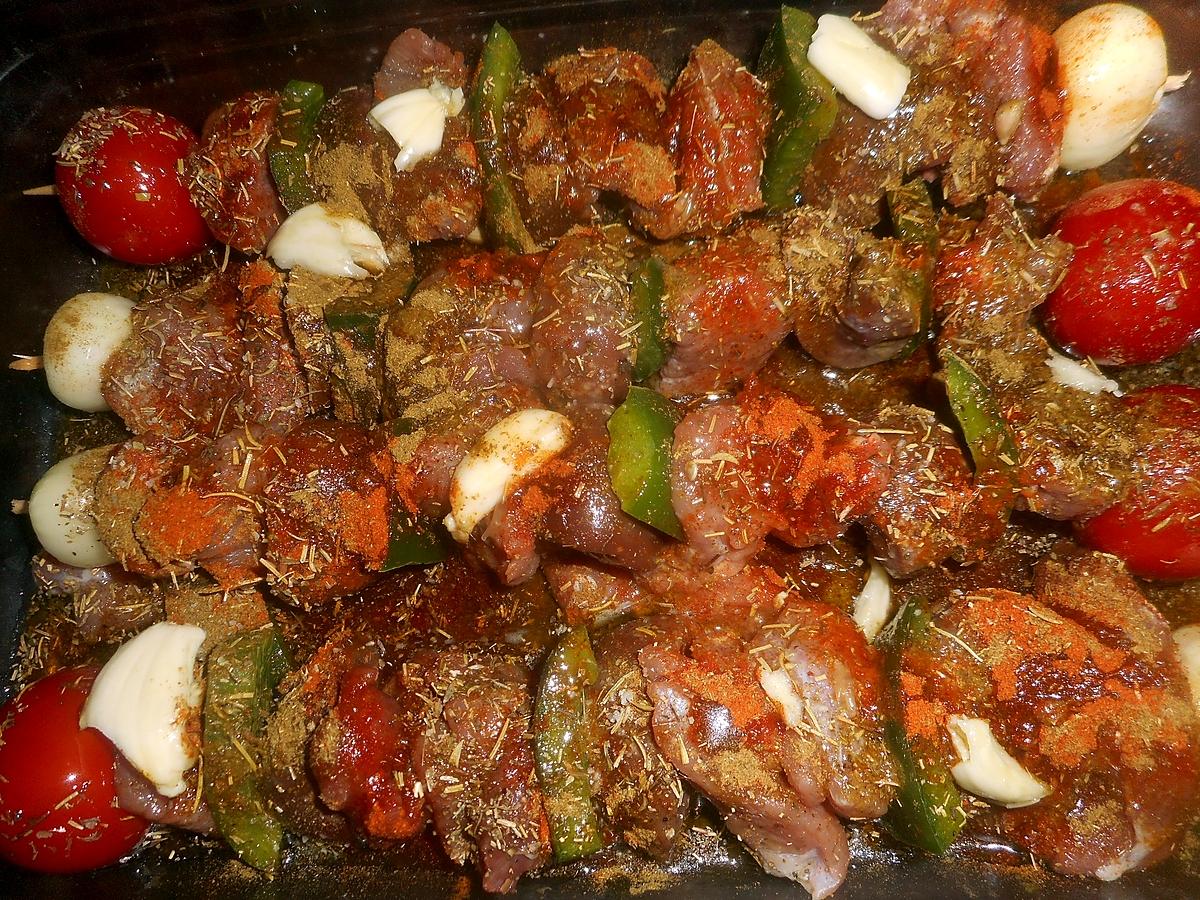 recette Brochettes d agneau à la turque( sis kebap)