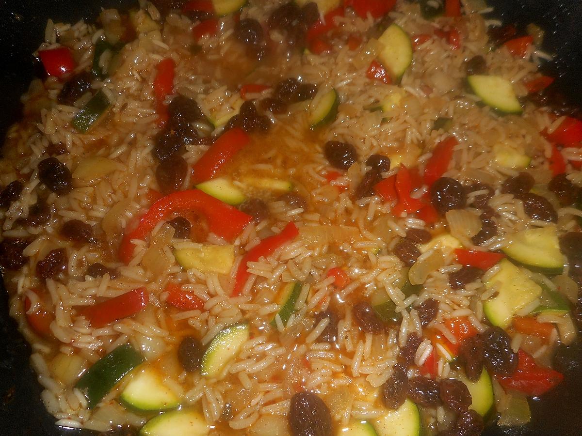 recette Cuisse de dinde riz pilaf aux légumes