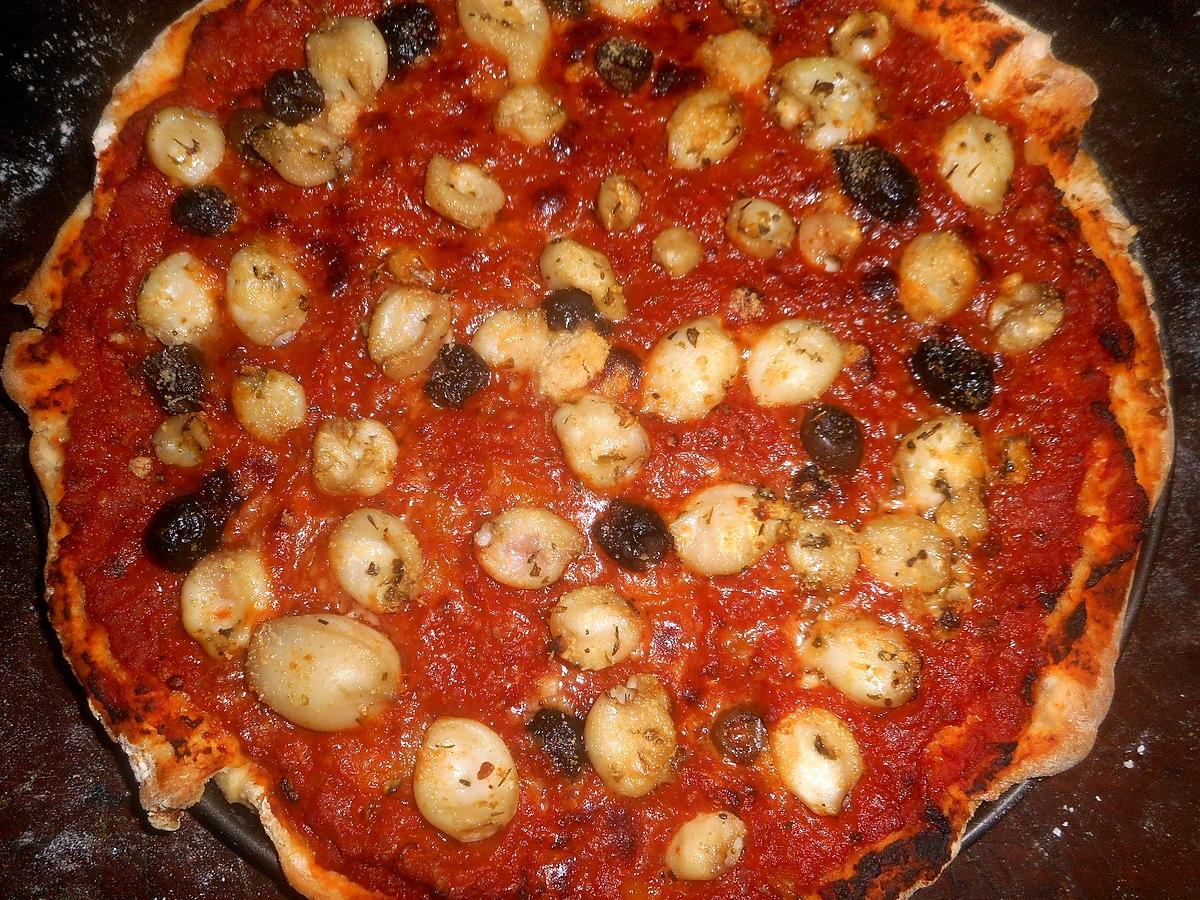 recette Pizza aux chipirons