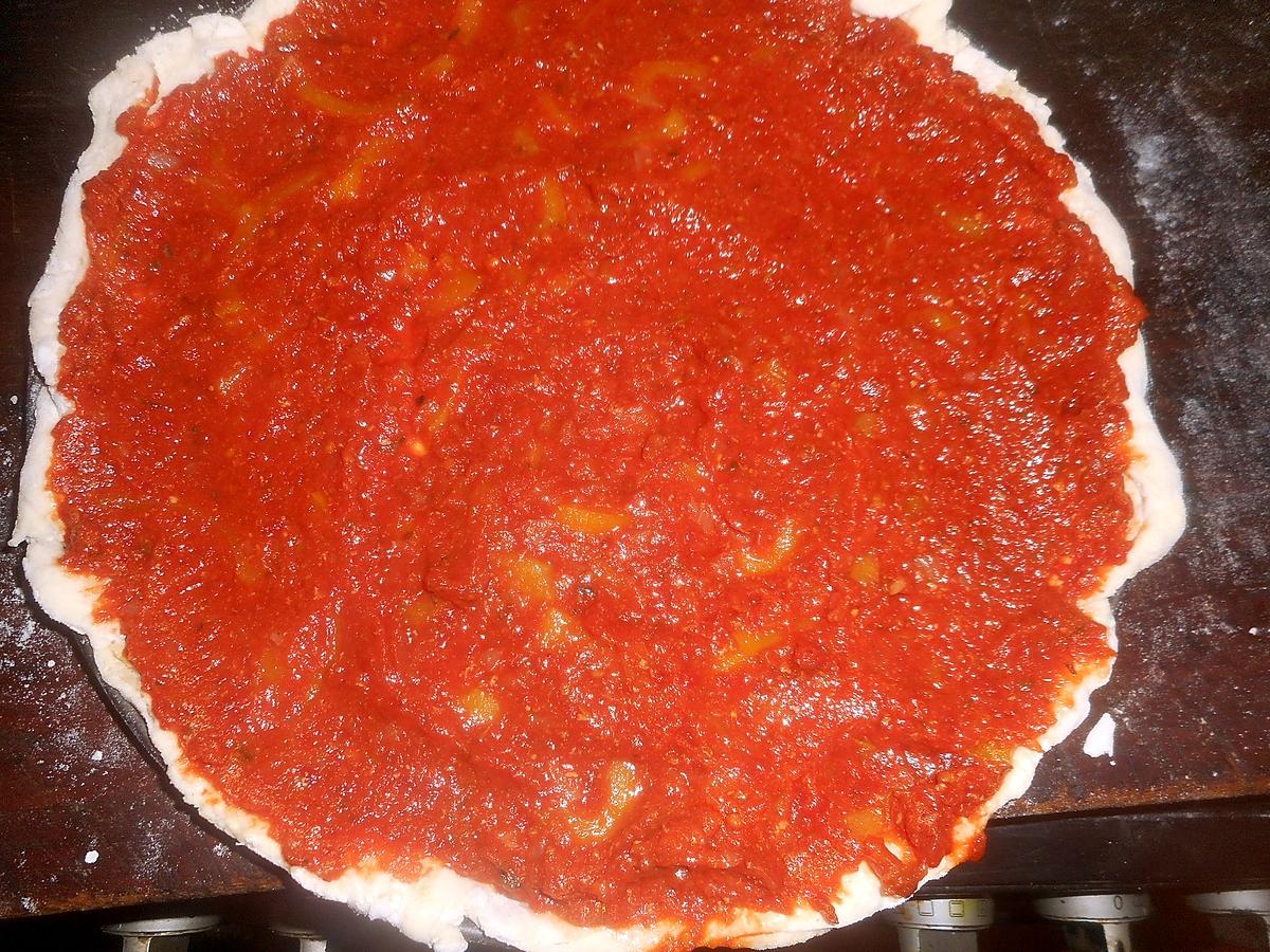 recette Pizza aux chipirons