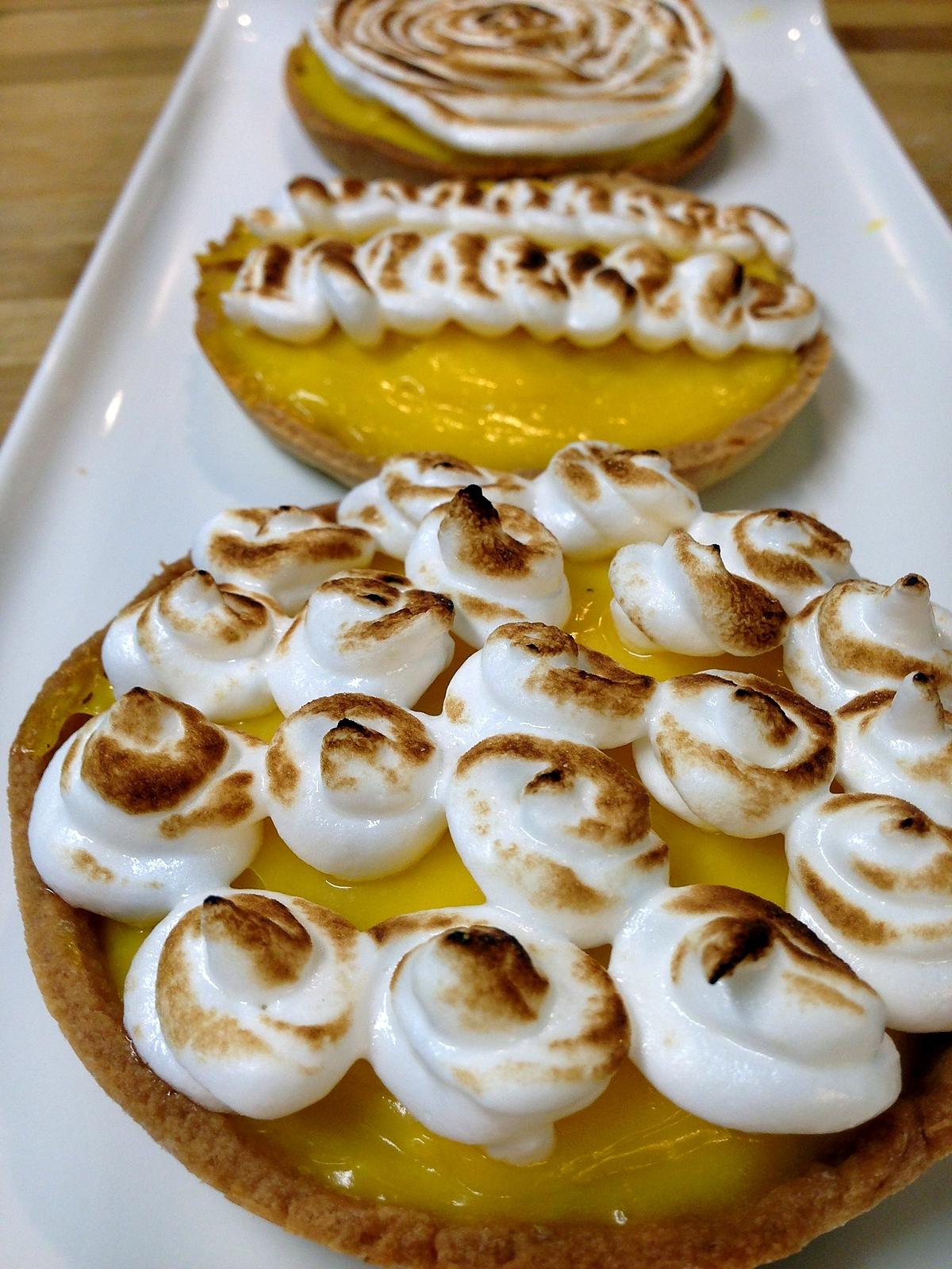 recette Tartes au citron meringuées (nouvelle préparation)