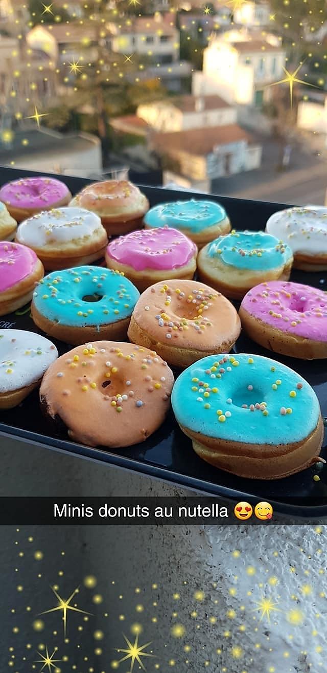 recette Minis donuts fourrés au nutella