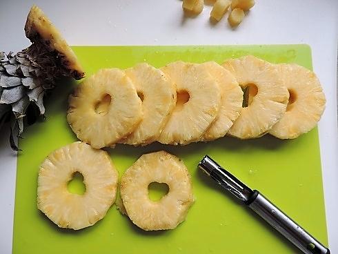 recette Gâteau à l'ananas frais caramélisé à la cassonade