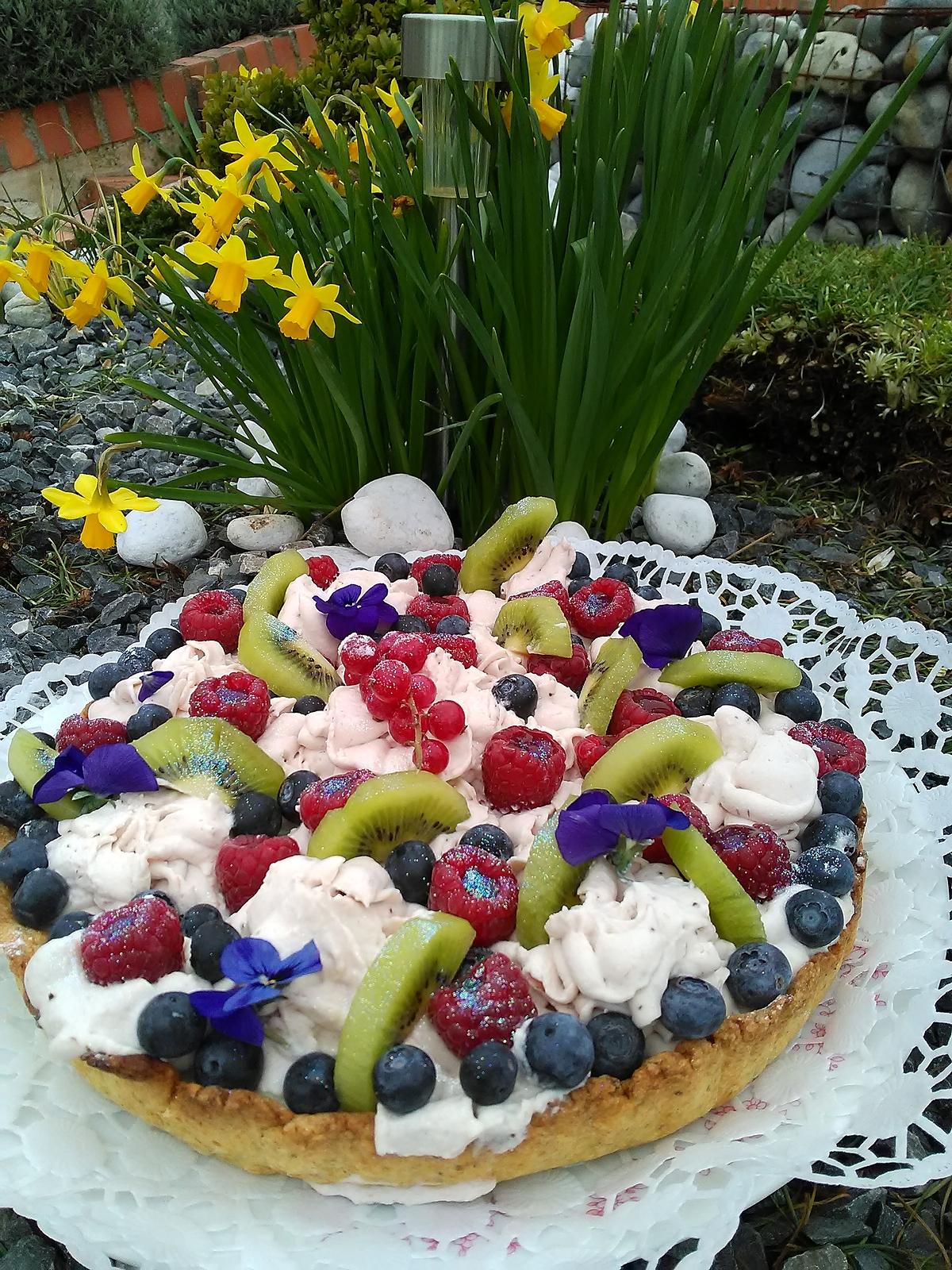 recette Tarte aux fruits  du  Printemps