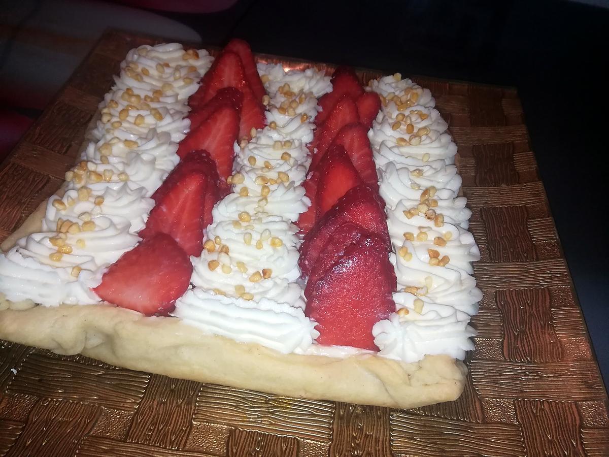 recette Tarte fraise mascarpone