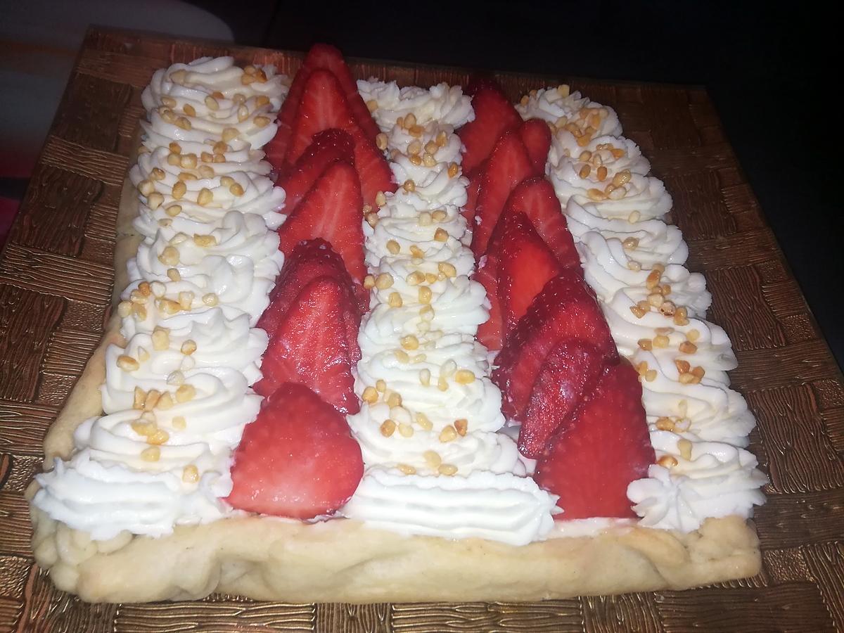 recette Tarte fraise mascarpone