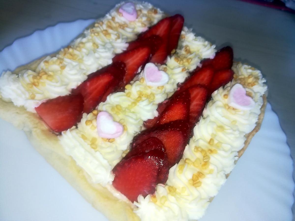 recette Tarte fraise mascarpone