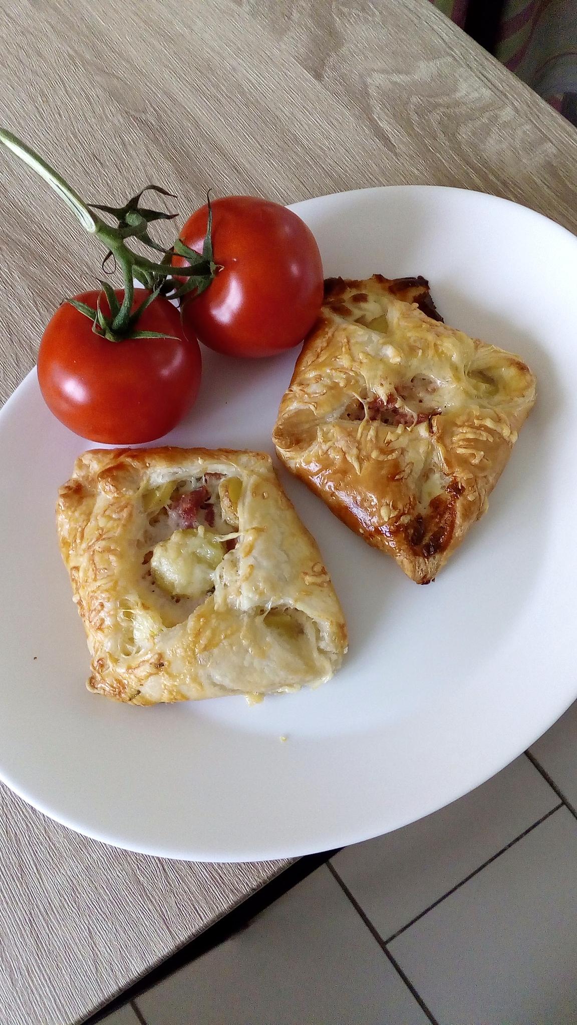 recette panier feuilleté bacon pomme de terre