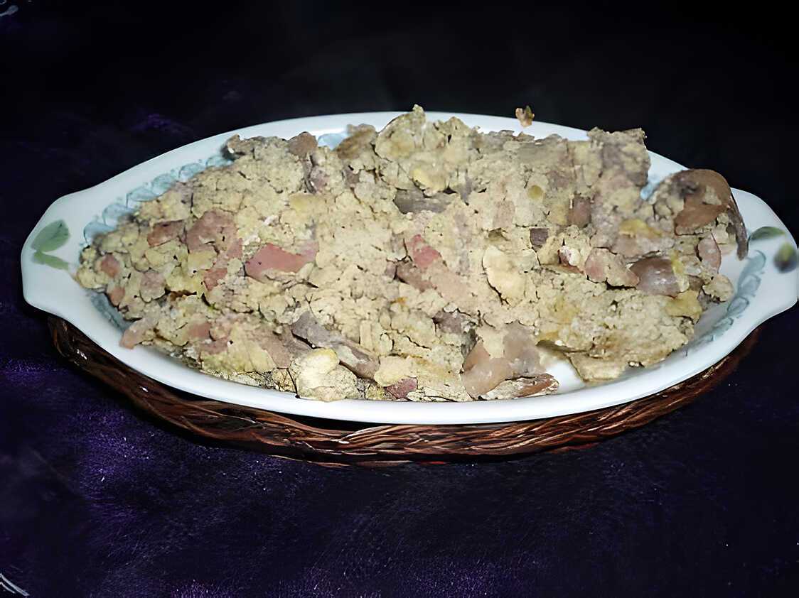Oeufs brouillés lardons/champignons