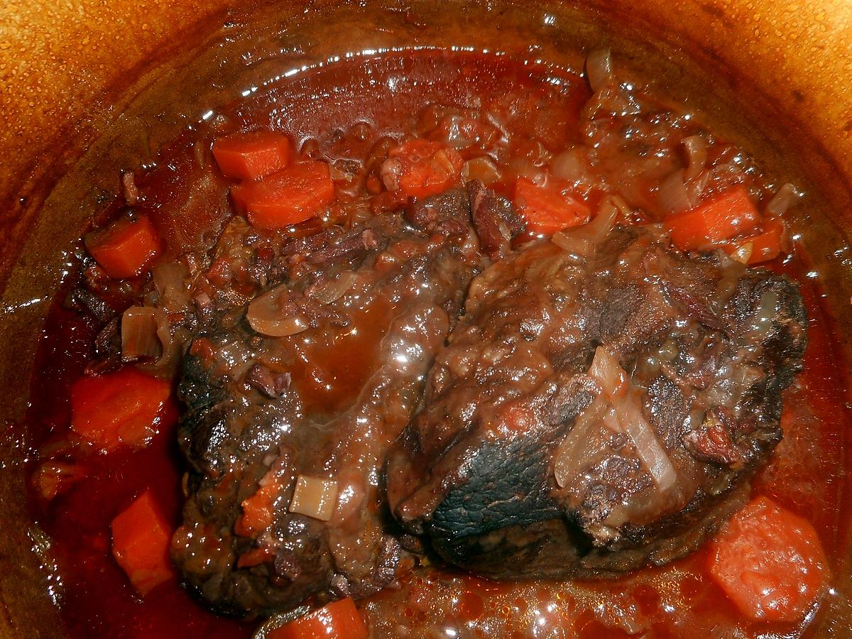 recette Joue de boeuf braissée et os à moelle