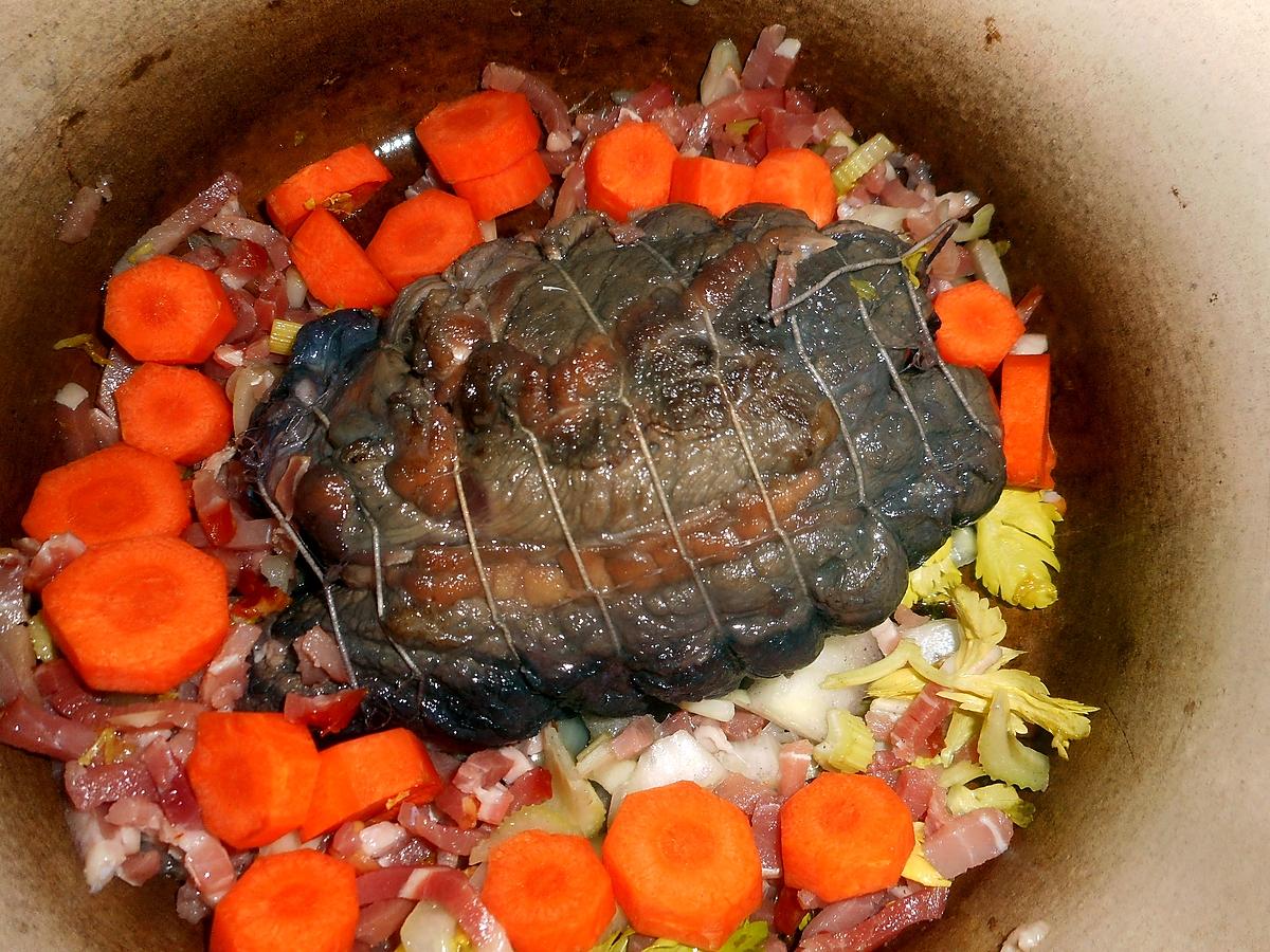 recette Joue de boeuf braissée et os à moelle