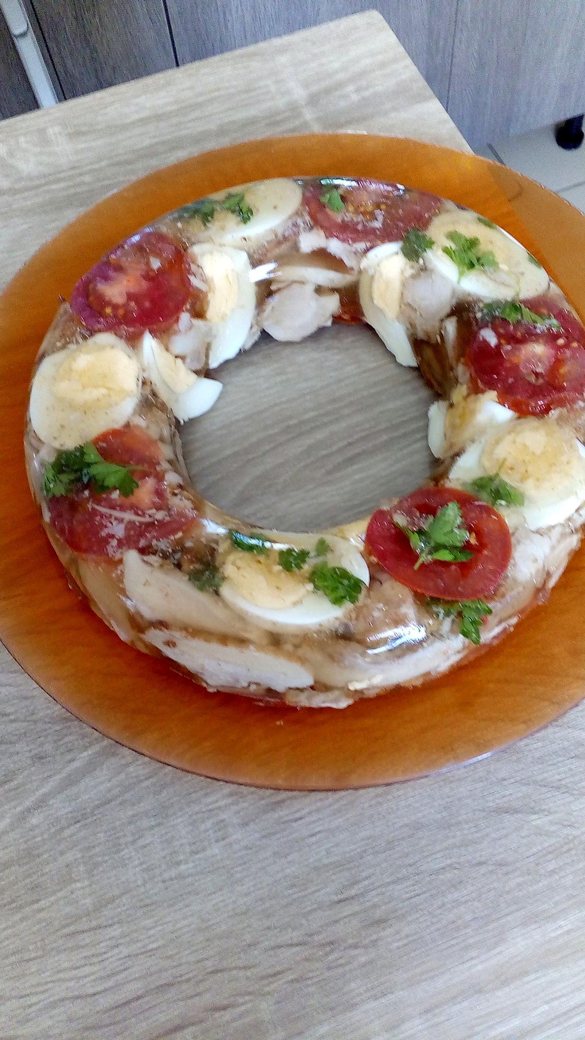 recette aspic de poulet