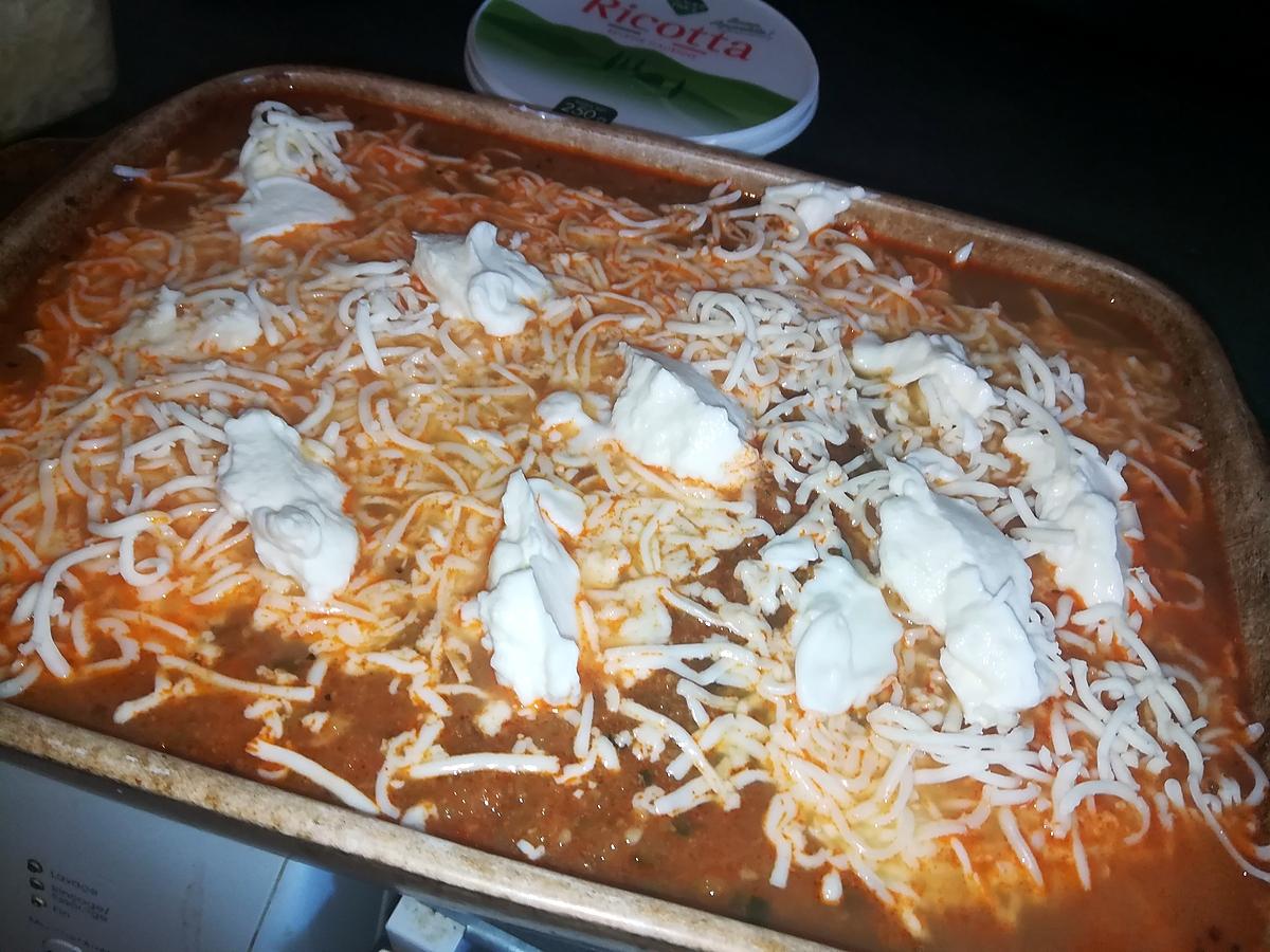 recette Lasagne a la bolognaise de courgette ricotta