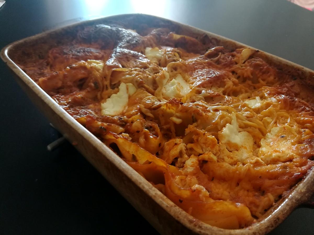 recette Lasagne a la bolognaise de courgette ricotta