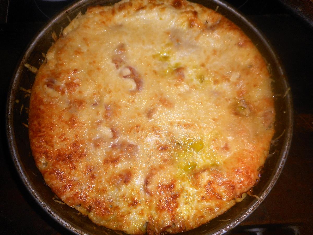 recette Clafoutis,courgette,jambon fromage