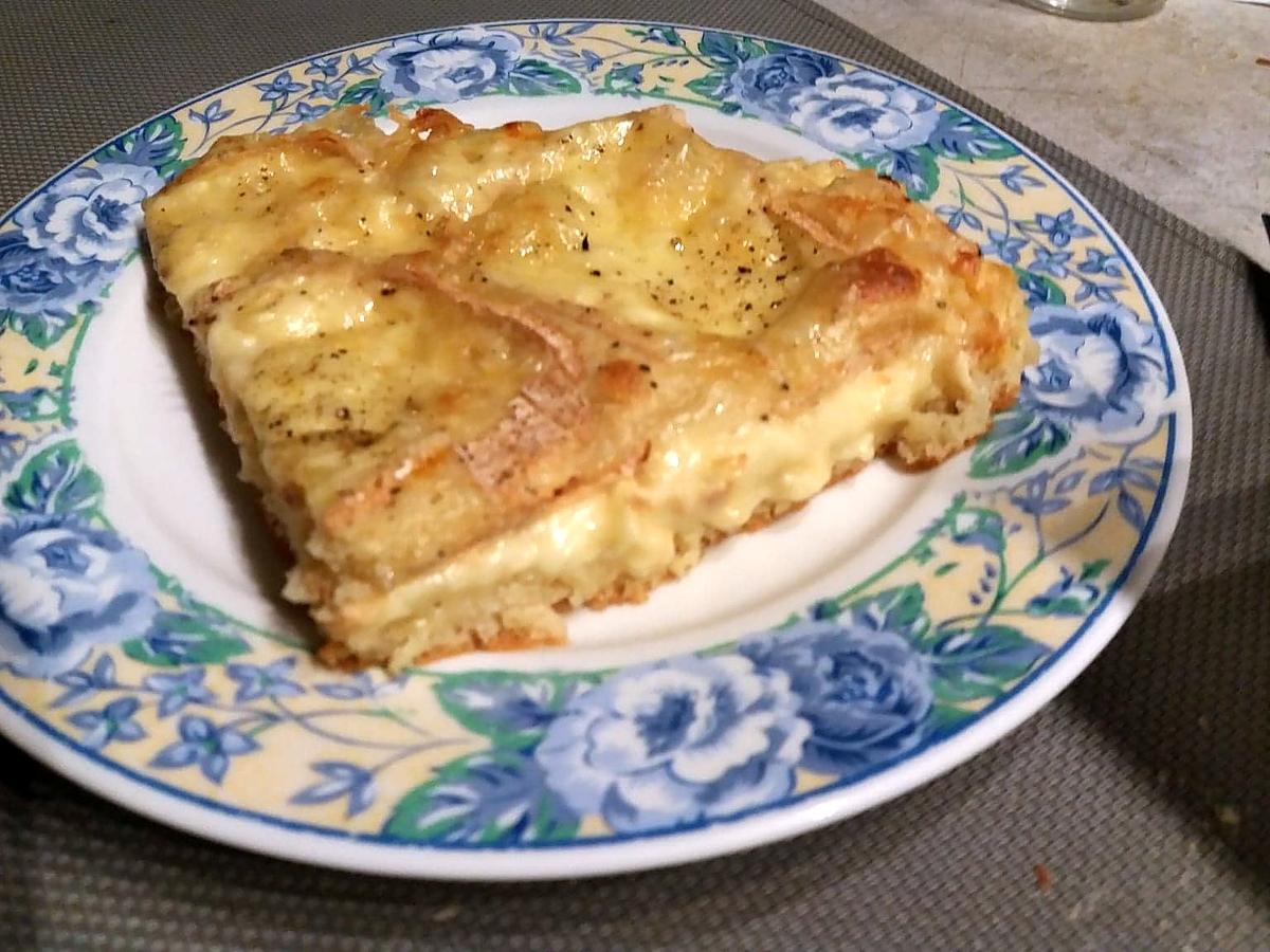 recette Tarte briochée au maroilles