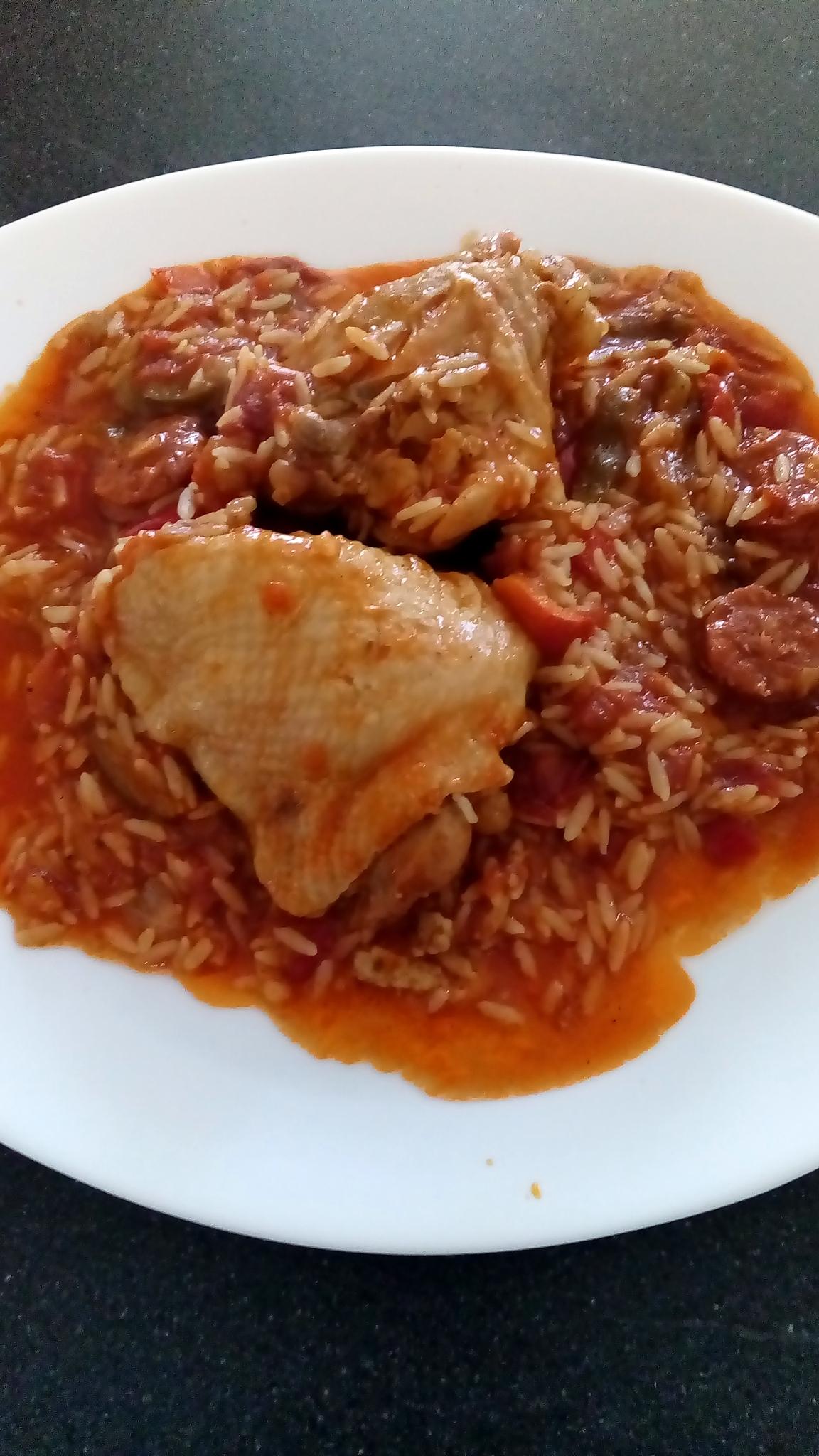 recette poulet au chorizo