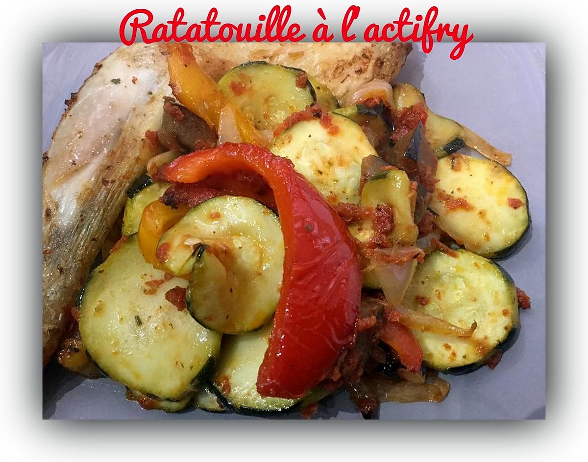 recette RATATOUILLE à l'ACTIFRY