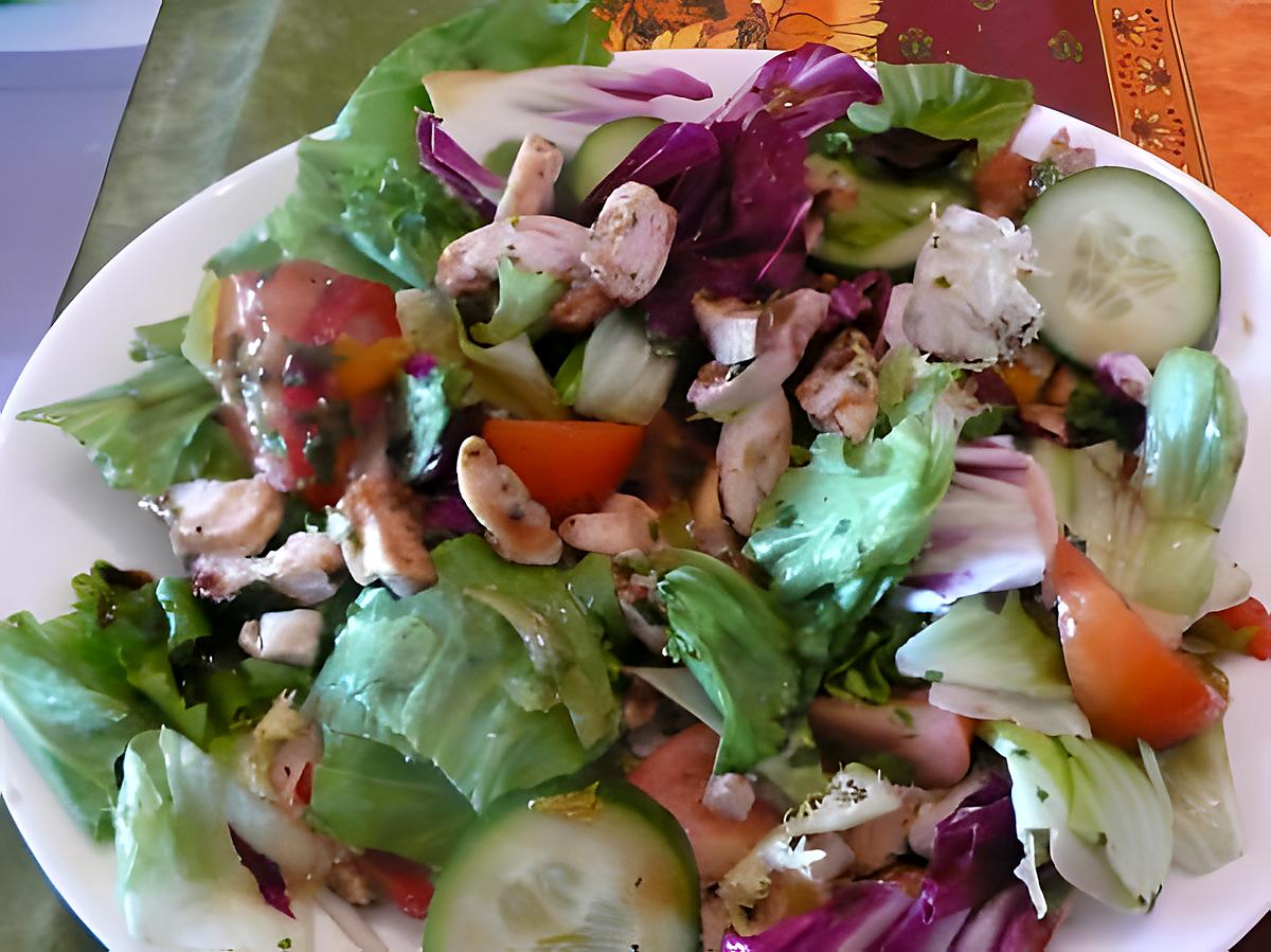 recette SALADE FERMIERE