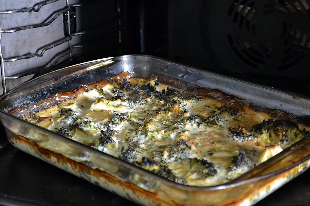 recette Quiche sans pâte chèvre brocolis