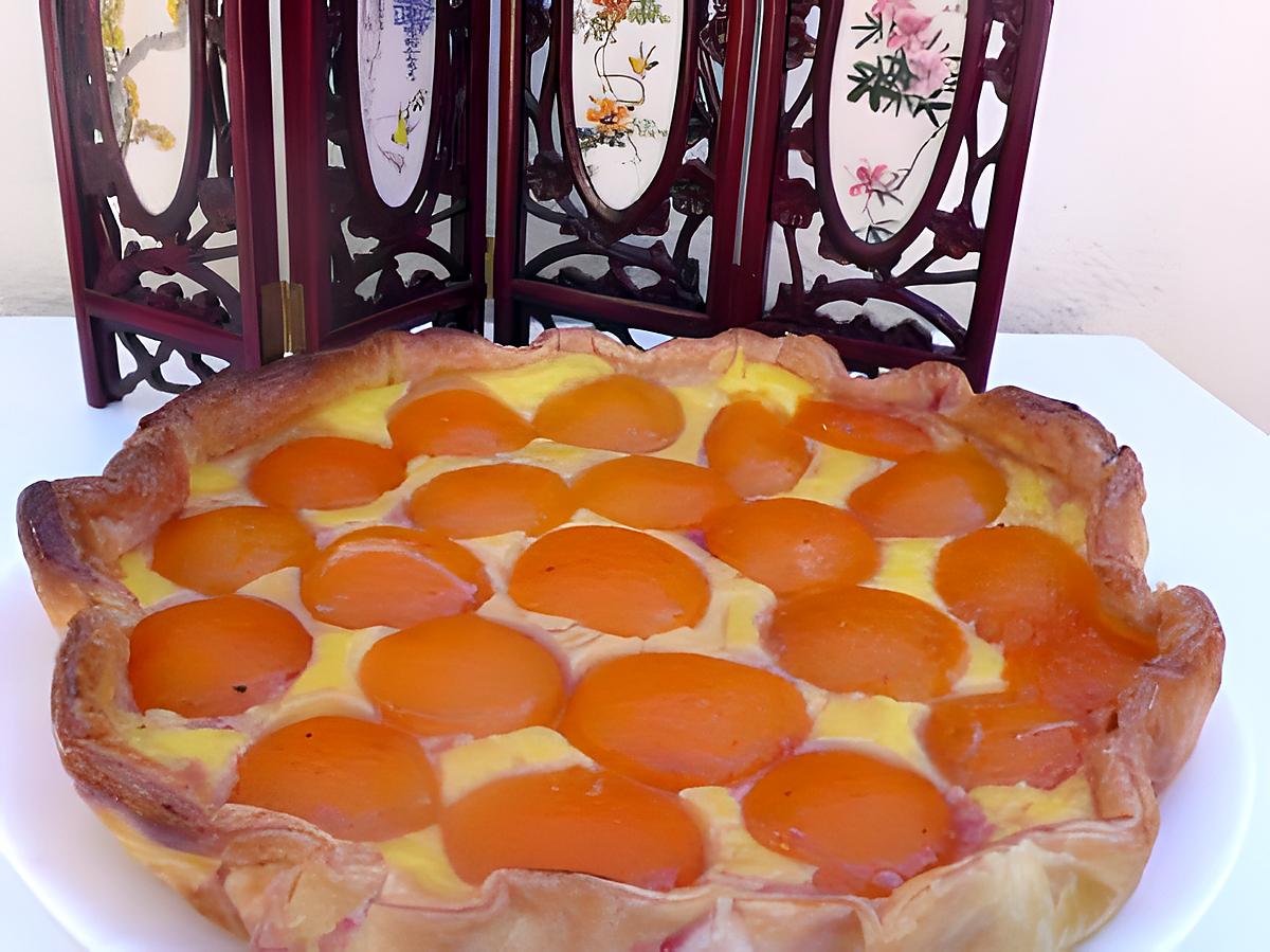 recette TARTE AUX ABRICOTS