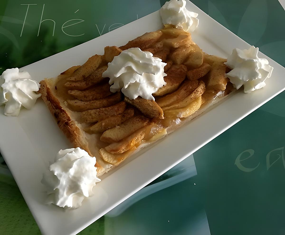 recette TARTE FINES AUX POMMES